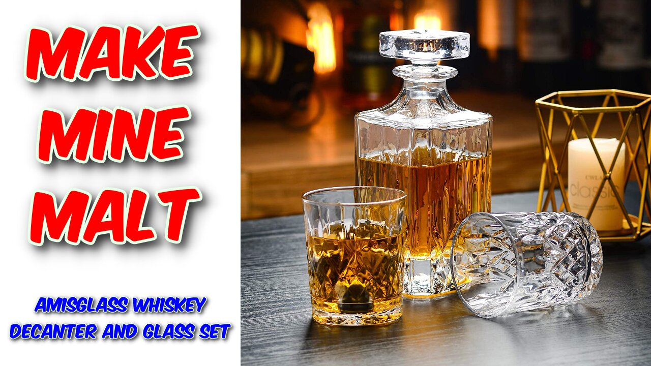 Amisglass Whiskey Decanter And Glass Set Review