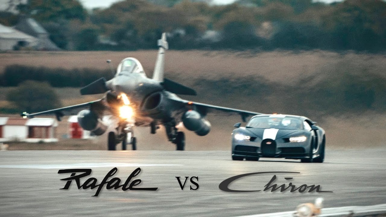 Bugatti chiron sport vs Dassault Rafale