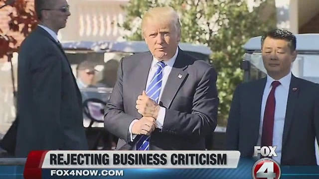 Trump rejects business criticism