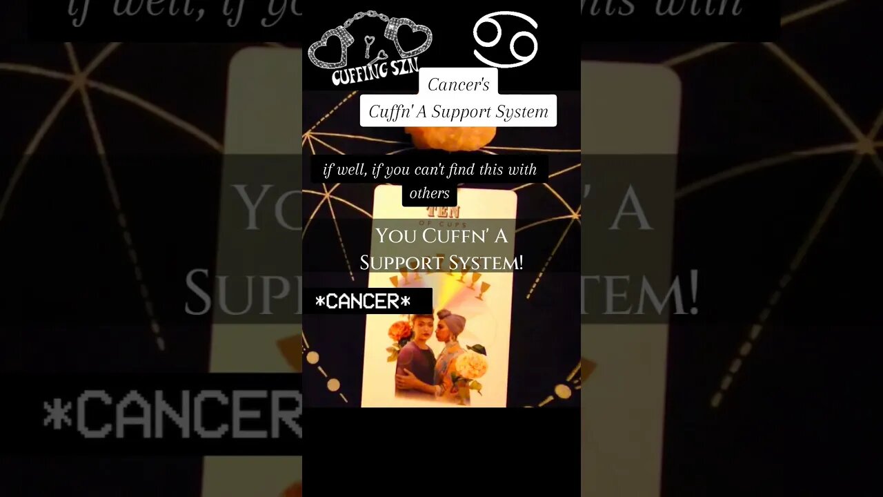 ♋️ CANCERians Love, Trust, & Security.#cancerzodiac #tarotreading #cuffit #shorts