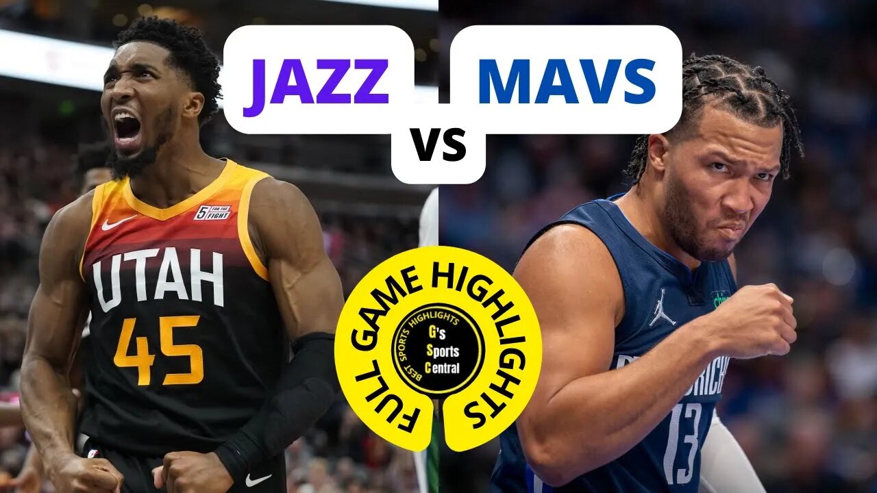 Dallas Mavericks Vs Utah Jazz Highlights | Full Game Highlights