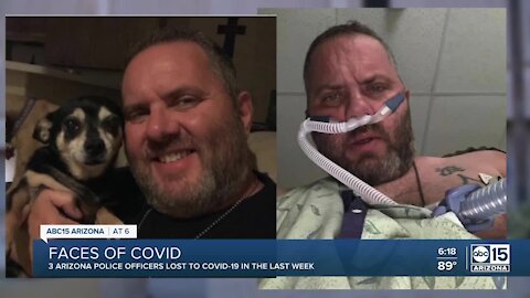 Three Arizona police officers lost to COVID