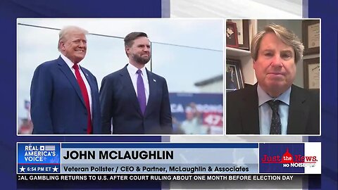 Pollster John McLaughlin says Hispanic voters support for Trump is outperforming 2020 numbers