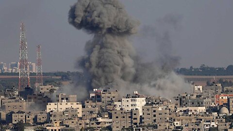 Fuerza Aerea de Israel atacando objetivos en palestina