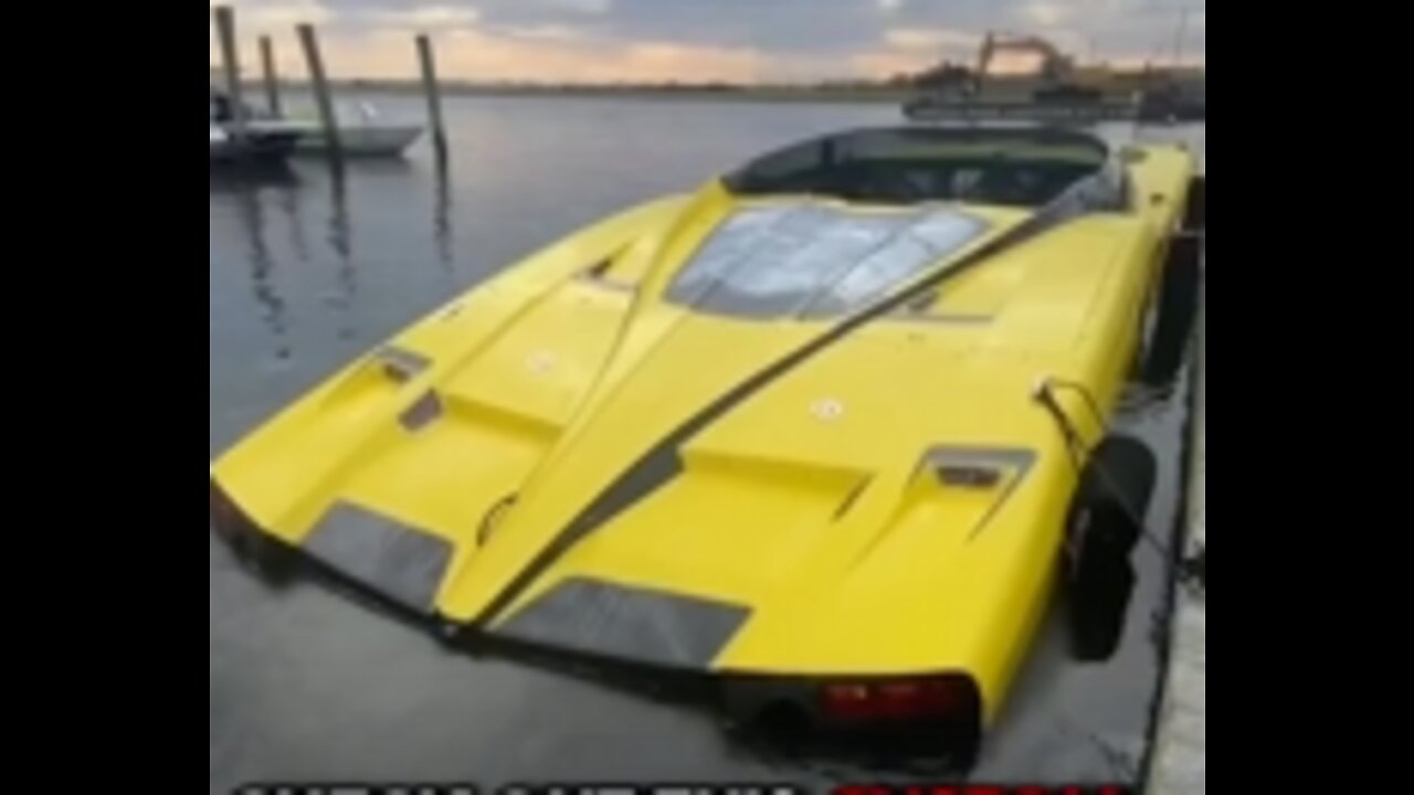 Lamborghini Boat: Custom 175 mile an hour Lambo Boat