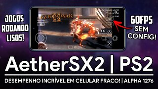 AETHERSX2 ESTÁ INCRÍVEL! | JOGOS RODANDO SEM CONFIGURAÇÃO! | AetherSX2 PS2 Emulator Alpha 1276