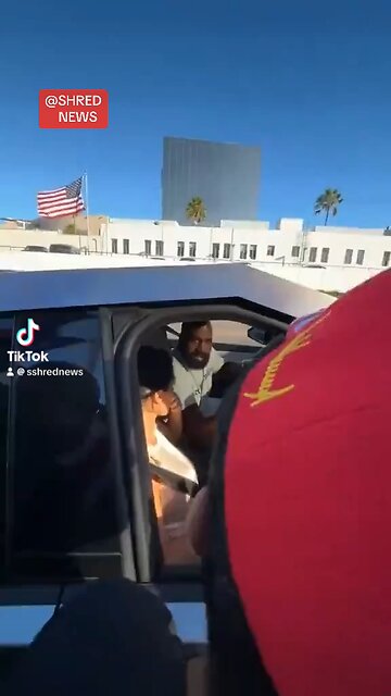 Kanye West and Wife Bianca Censori Greet Trump Supporters