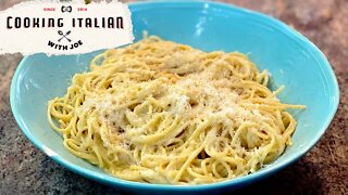 Spaghetti with Béchamel White Sauce | Cooking Italian with Joe