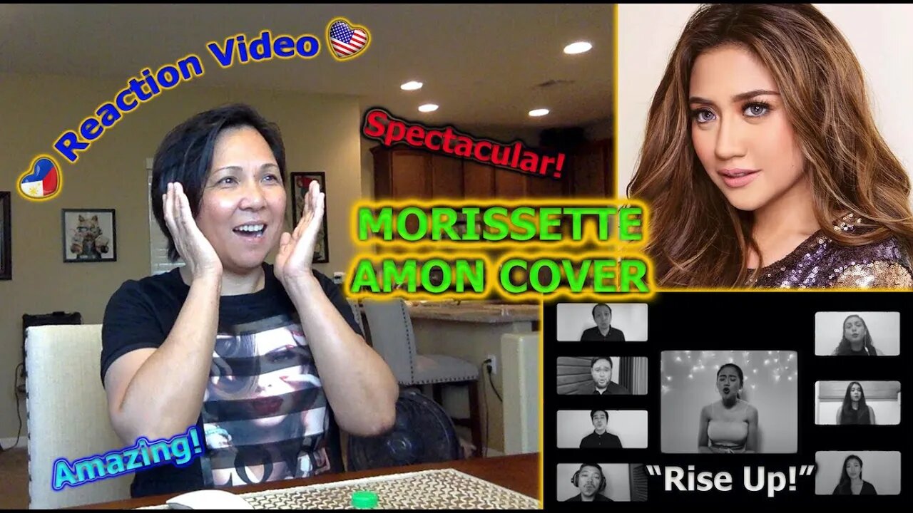 Filipino-American Reaction Video of Morissette Amon "Rise Up" FT: 2020 Acapella group 3rd Avenue