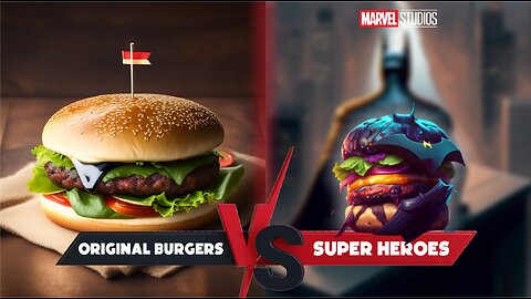 SUPERHEROES TURNS INTO BURGER FOOD | AVENGERS MARVEL & DC ALL CHARACTERS | JEZZ ENTERTAINMENT