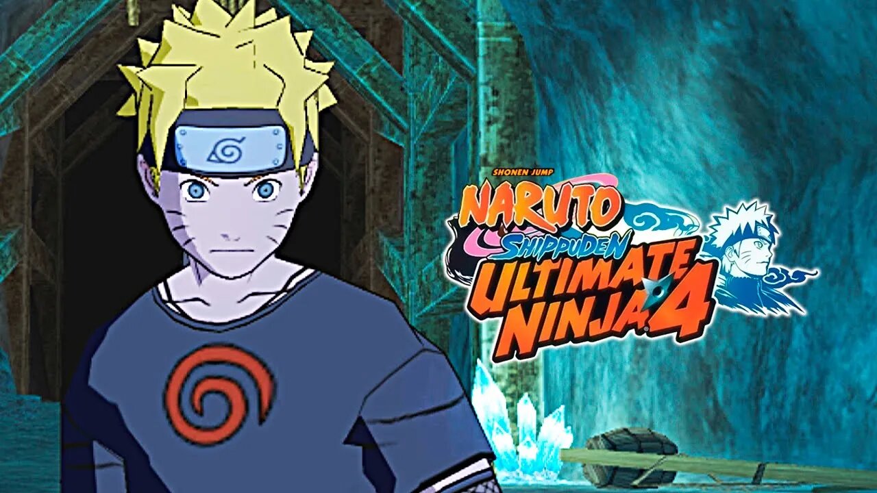 NARUTO SHIPPUDEN ULTIMATE NINJA 4 (PS2) #7 - Quebrando a barreira vermelha! (Legendado em PT-BR)