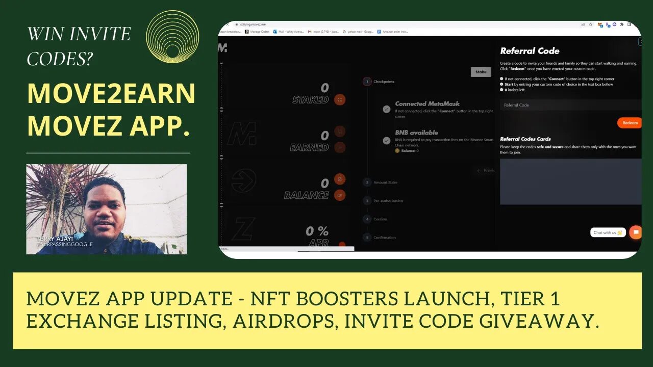 Movez App Update - Nft Boosters Launch, Tier 1 Exchange Listing, Airdrops, Invite Code Giveaway.