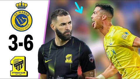 Ronaldo mock Benzema defeat _ unstoppable CR7 Al NASSR vs ITTIHAD