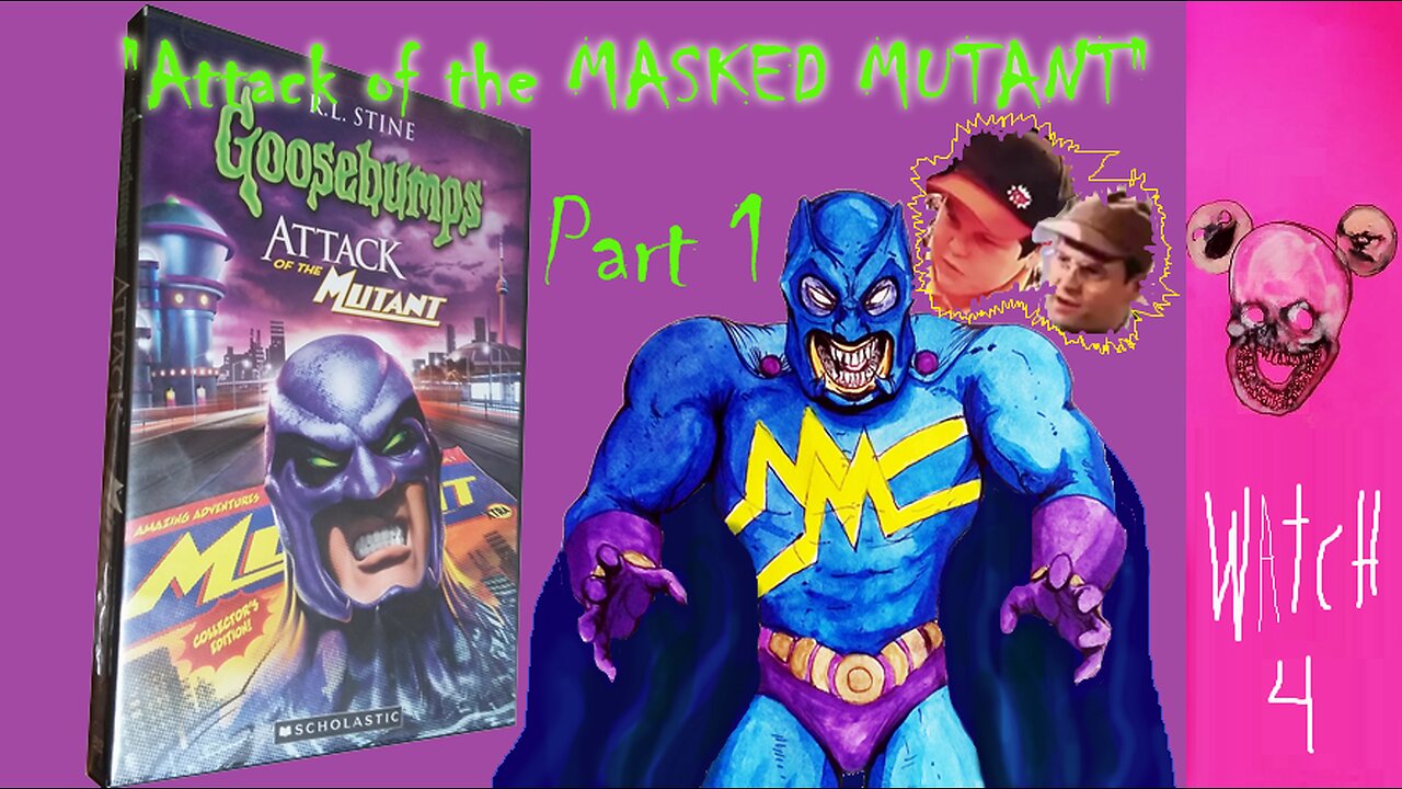 WATCHING GOOSEBUMPS for Halloween Attack of the Mutant Part 1 i watCh 4