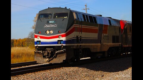 Pepsi Can (Amtrak 160) Leading the Empire Builder East on Staples Sub