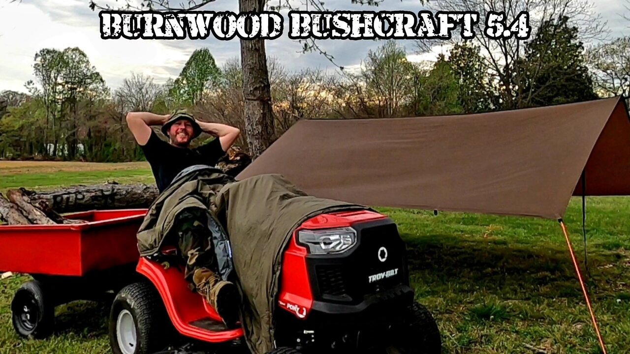 BURNWOOD BUSHCRAFT 5.4 - Back Yard Hammock Camp - HMO 30 Degree Top Quilt