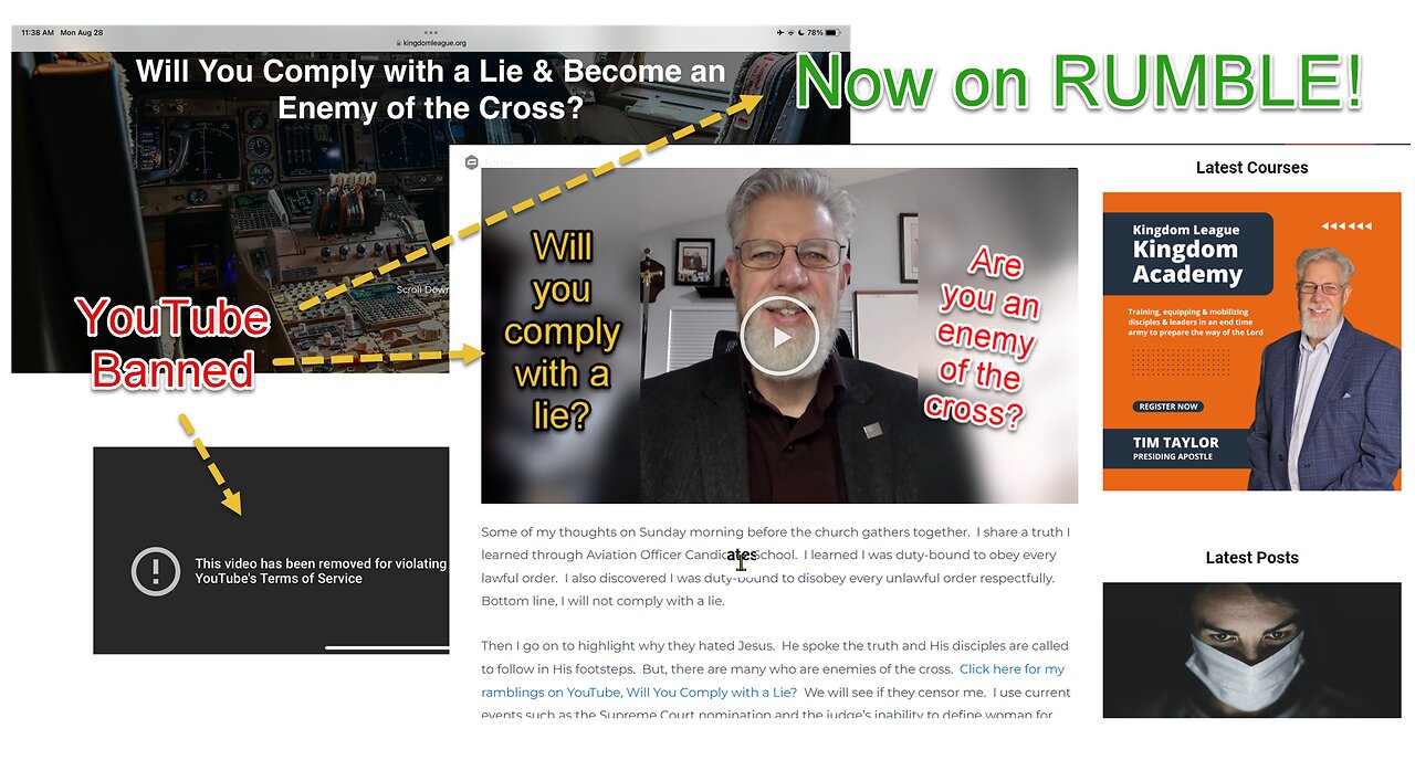 Will You Comply with a Lie? Banned by Youtube 1 year ago!