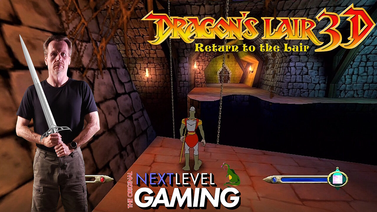 NLG Live W/ Mike: Dragon's Lair 3D. Mordock Ain't Got Nuthin on Me!!