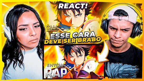 Rap do Roy Mustang (Fullmetal Alchemist) | Alquimista das Chamas | Enygma 71 | [React Rap Nerd] 🔥