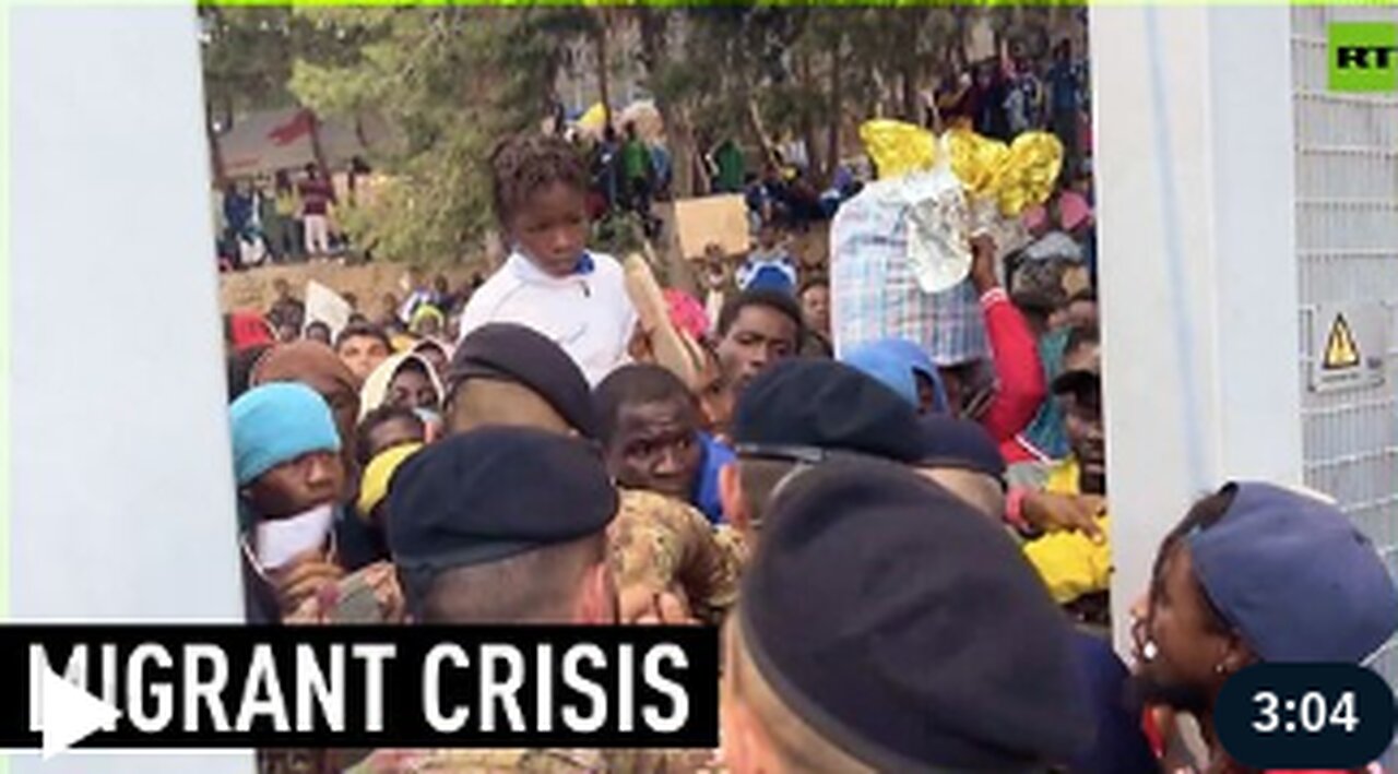 State of emergency in Lampedusa as thousands of migrants arrive on the island