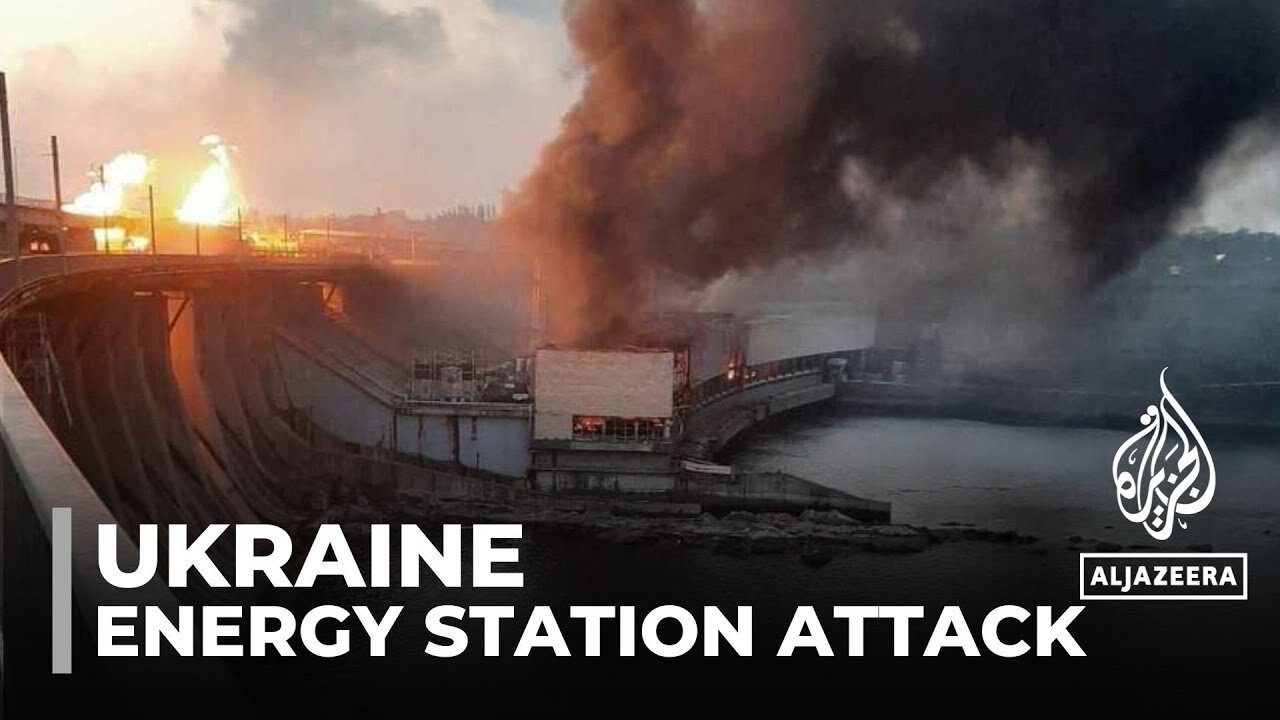 Ukraine energy facilities attacked_ Hydroelectric dam