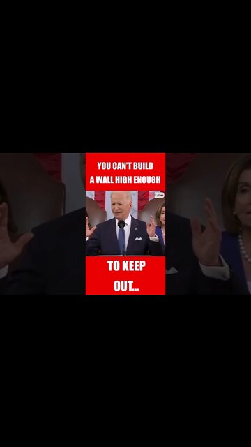 Joe Biden If You Can't Build A Wall High Enough To Keep Out A Vaccine 😭