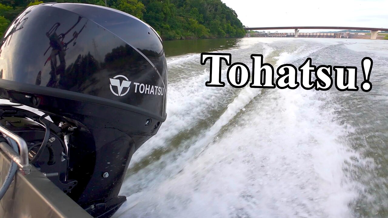 Tohatsu 60 hp Outboard in Action on BIG Jon boat!!!