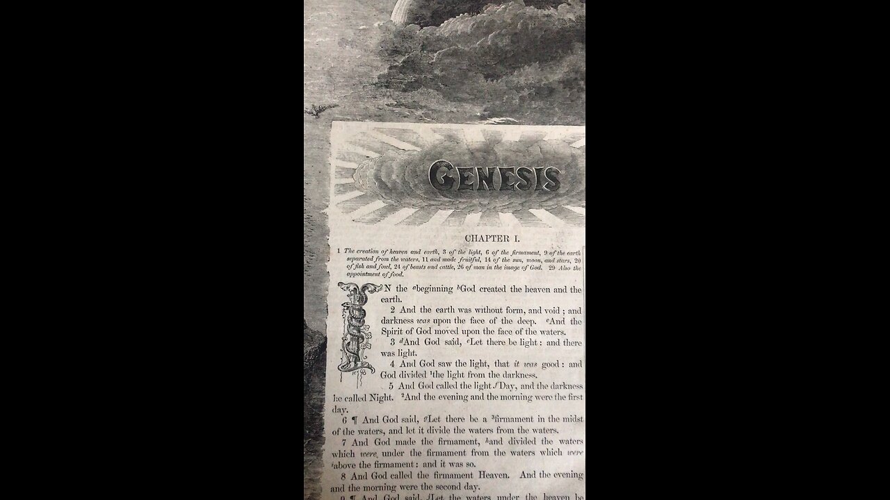 Cassell Holy Bible printed before 1900 Genesis