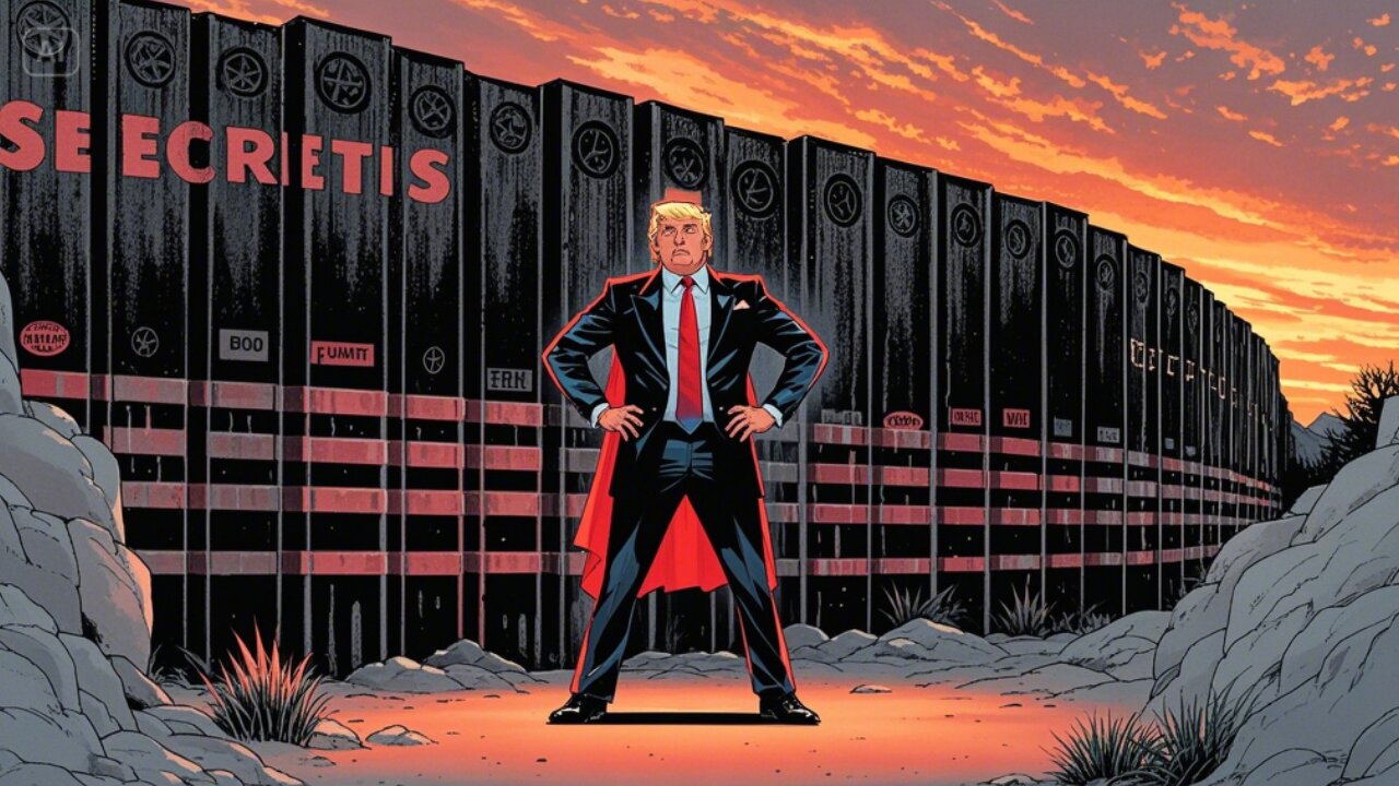 Trump I will build a wall to protect Washington's secrets