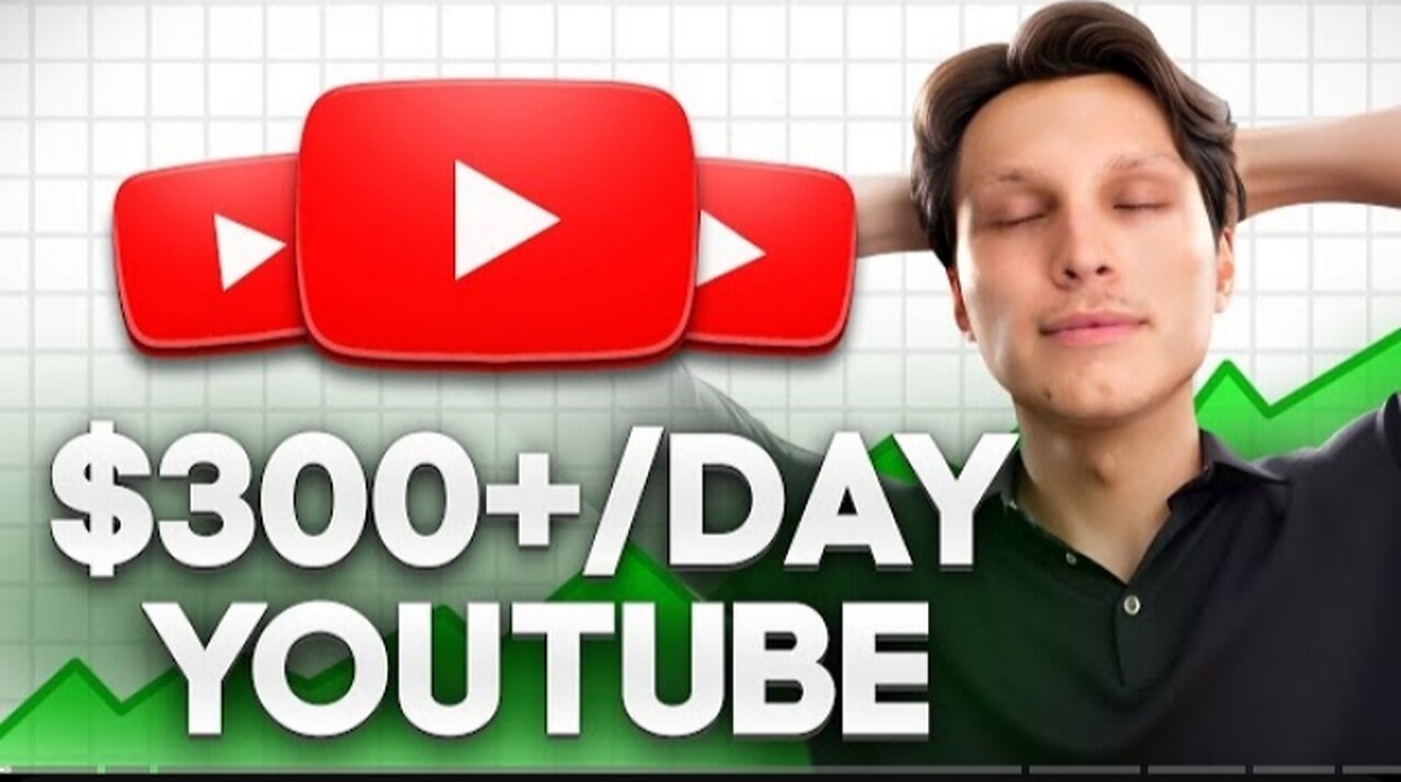 Easiest Way to Make Money Online With YouTube For Beginners ($300/Day)