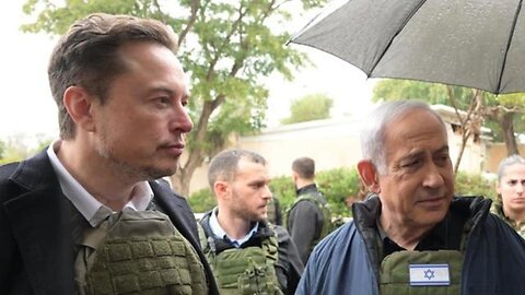 Elon Musk visits kibbutz attacked by Hamas alongside Netanyahu | AFP Images