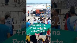 Campeonato de Frescobol [ Cabo Frio - Praia do Forte] #shorts