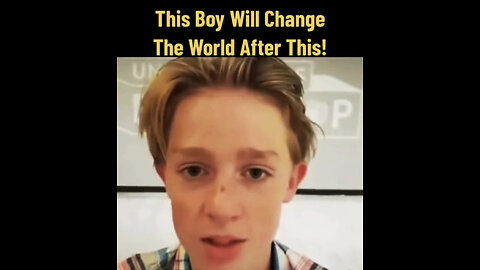 This BOY will CHANGE the WORLD🌎: GOD, UNIVERSE, FREE ENERGY