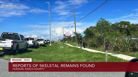 Deputies investigate report of skeletal remains near US-19 in Hudson