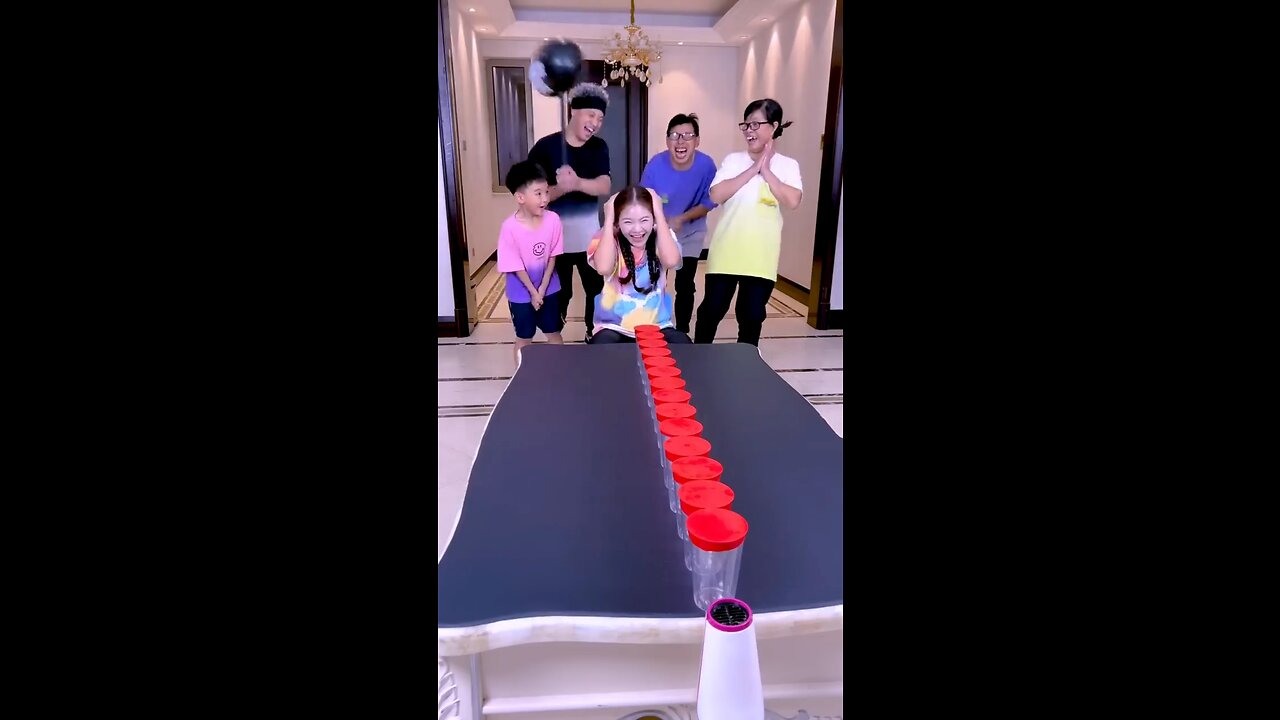 Pinball and Eating watermelon challenge, so exciting, save it for later party game