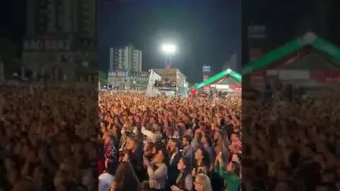 Show de cantora juliette multidão se manifestaram Ole Ole Lula Lula