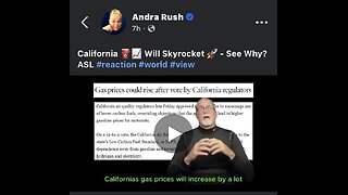 ASL only - Californians, please be prepared for gas price skyrocketed