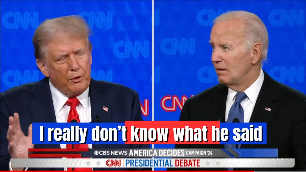 Presidential Debate Trump vs Biden border crisis