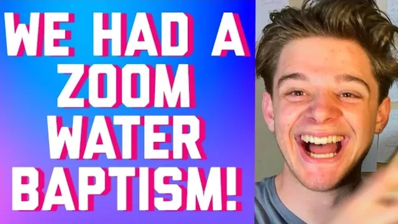 WE ALL DID A CRAZY ZOOM BAPTISM SERVICE AFTER HUNDREDS OF PEOPLE GOT SAVED ON TIKTOK