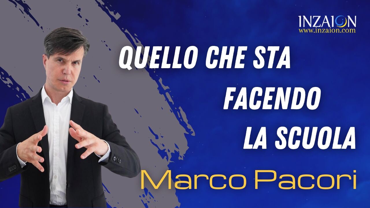 QUELLO CHE STA FACENDO LA SCUOLA - Marco Pacori