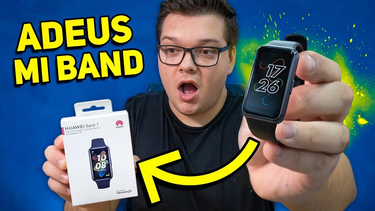 Huawei Band 7 | Completa e Barata! A MELHOR OPÇÃO DE 2022?