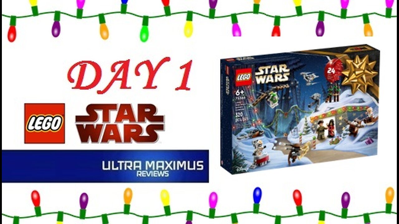 ❄️ Day 1 LEGO Star Wars Advent Calendar 2023