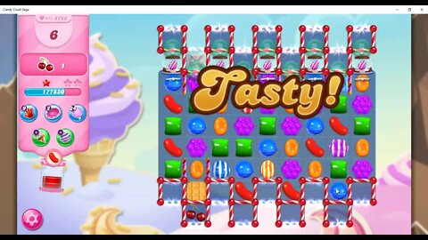 Candy Crush Level 5722 Talkthrough, 30 Moves 0 Boosters