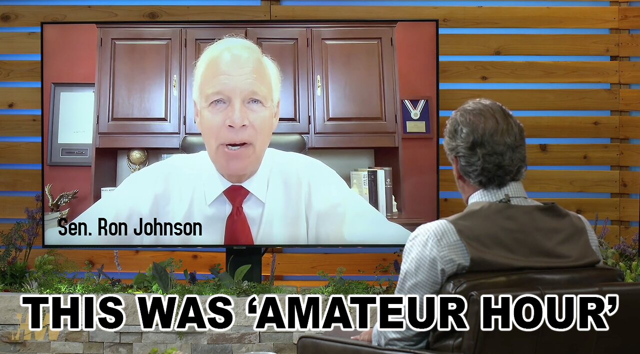 Sen. Ron Johnson Discusses ‘AMATEUR HOUR” Regarding Trump Rally Colossal Security Failure