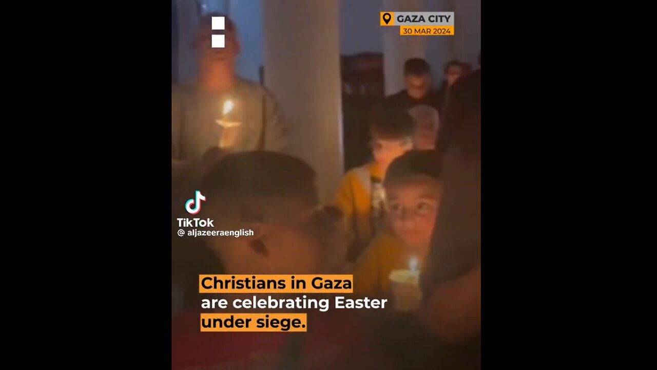 Christians in Gaza being persecuted & bombed by Israel