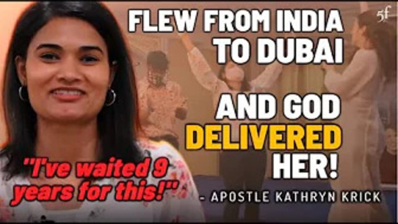 She flew from India to Dubai be Set Free & God Delivered Her