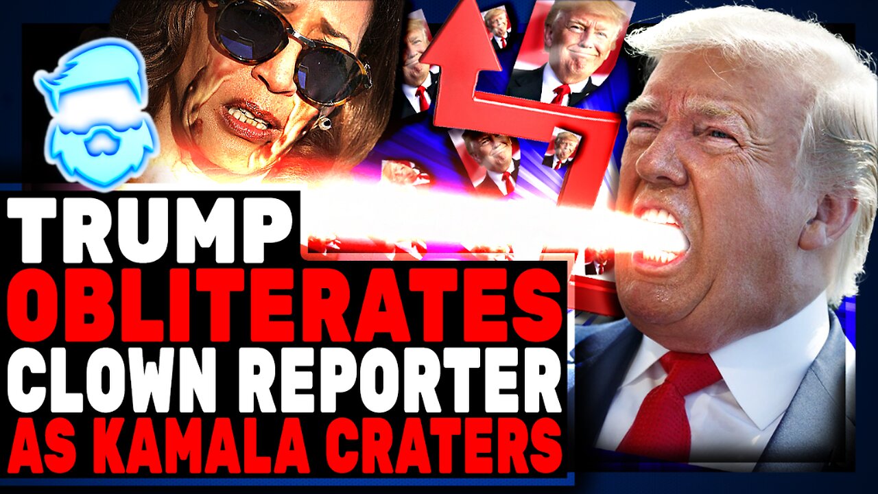 Donald Trump DESTROYS Woke Reporter & Makes GENIUS Campaign Decision While Kamala Harris Sinks!