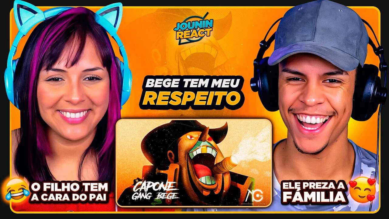 Rodrigo Zin - Capone Gang Bege (One Piece) | [React em Casal] 🔥