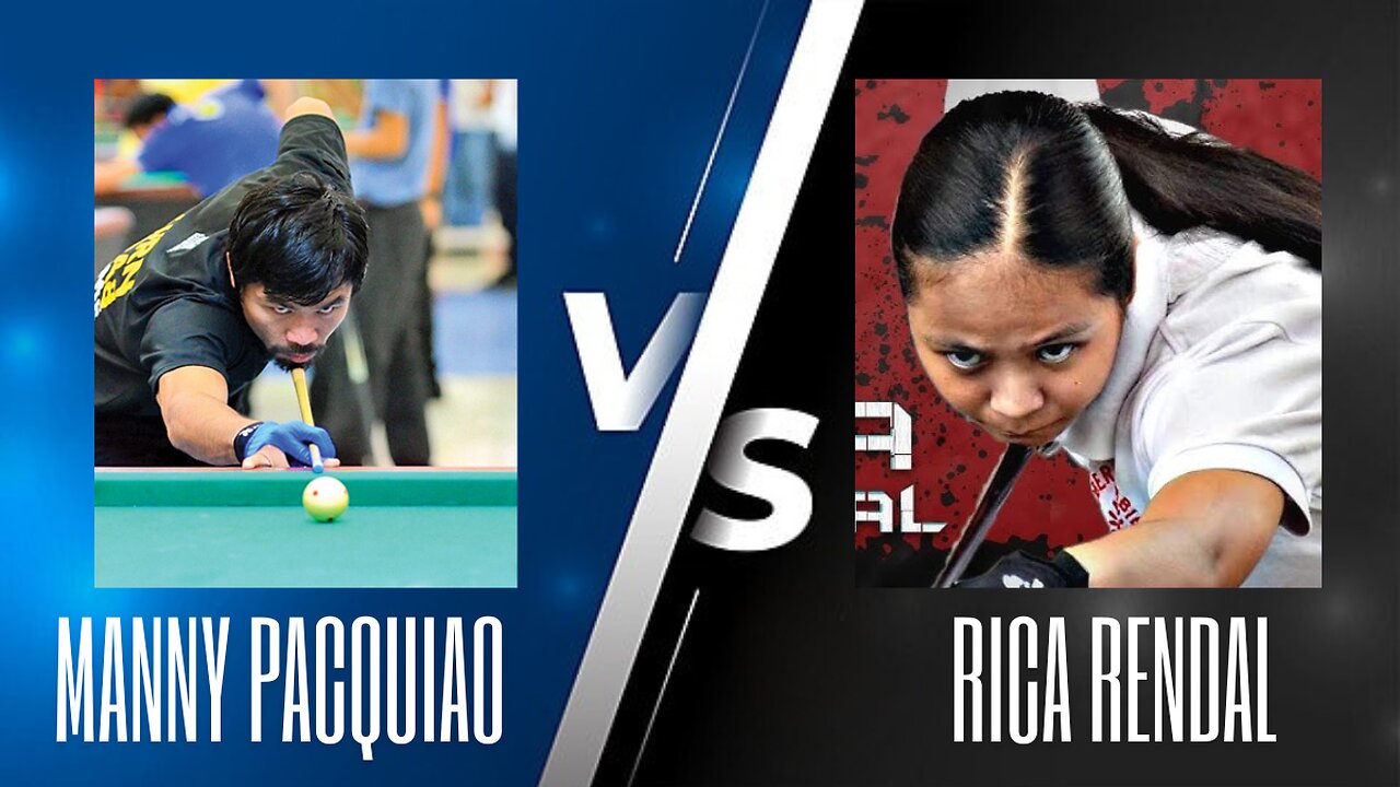 Manny Pacquiao Vs Rica Rendal | YOUTUBE SENSATION | 10 Balls Tournament