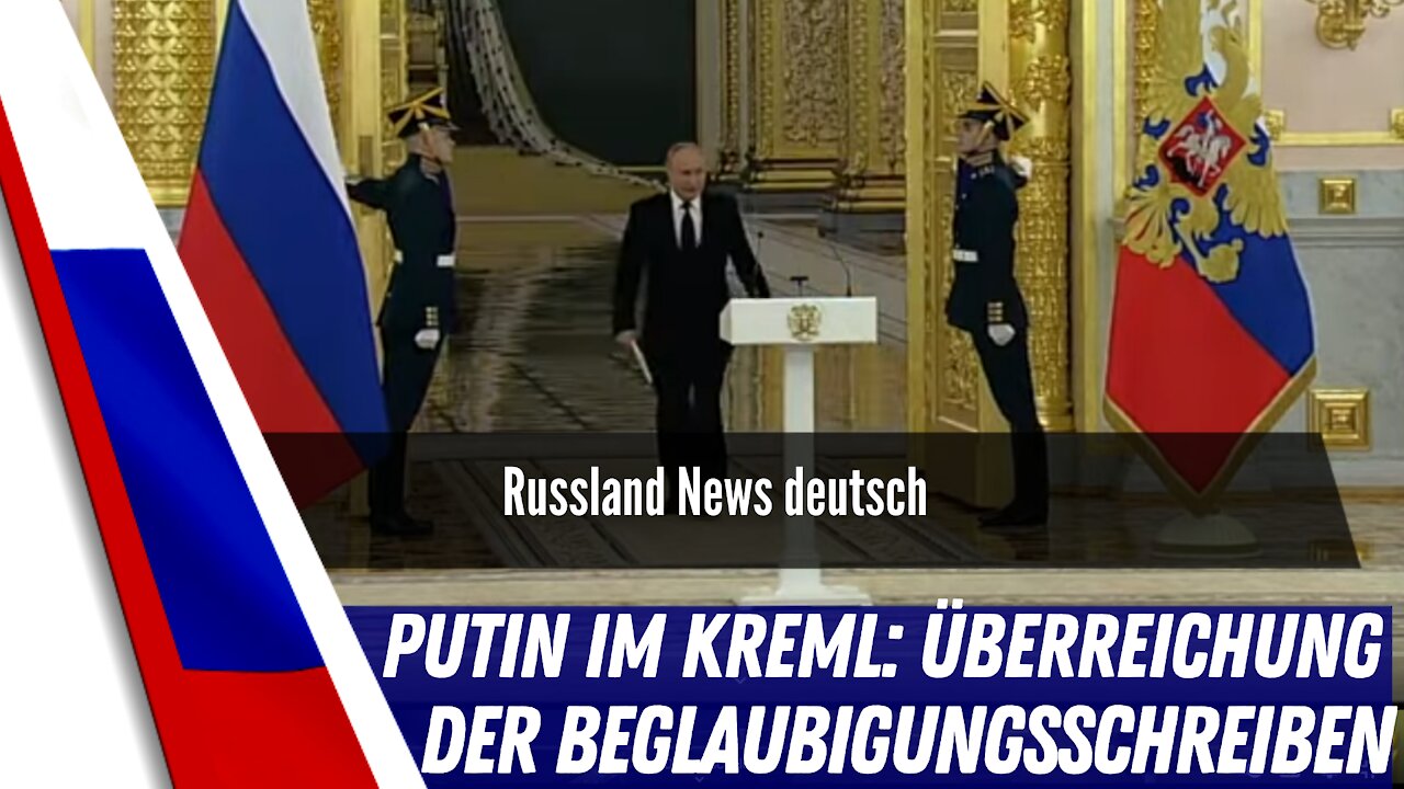 Putin überreicht Beglaubigungszertifikate